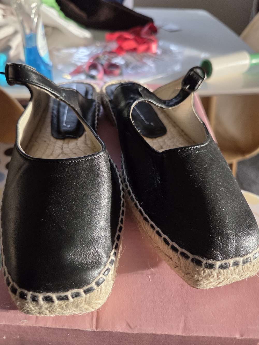 Intentionally Blank Reports Espadrille Sandals NEW Sz 36 - Picture 4 of 9
